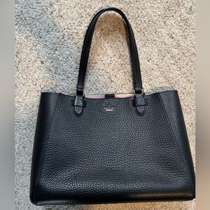Kate Spade Black Textured Tote